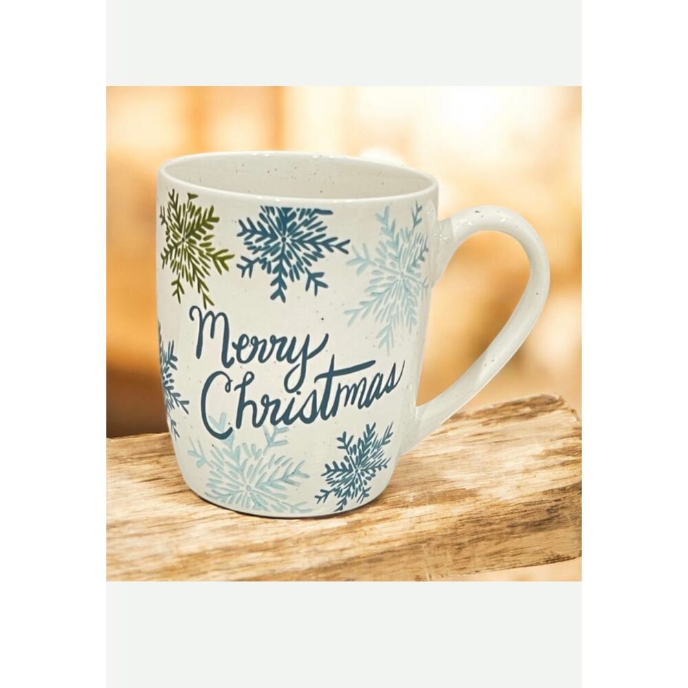 Etta Vee Dining Etta Vee Snowflake Merry Christmas Mug
